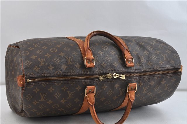 Authentic Louis Vuitton Monogram Keepall 50 Boston Bag M41426 LV 0895D