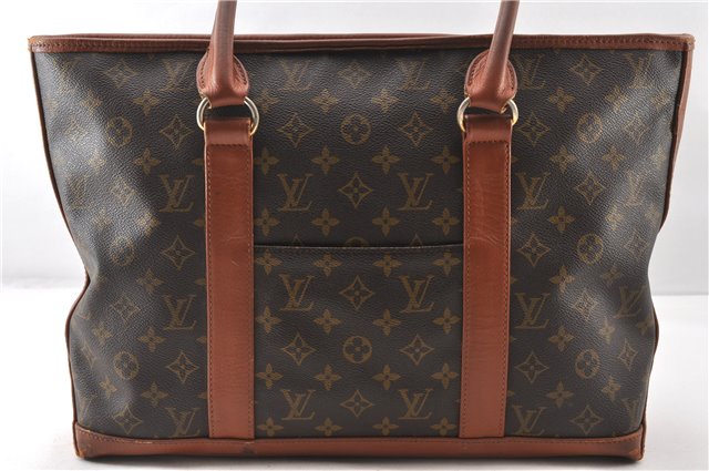 Auth Louis Vuitton Monogram Sac Weekend PM Vintage Tote Hand Bag M42425 LV 0895G