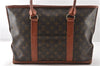 Auth Louis Vuitton Monogram Sac Weekend PM Vintage Tote Hand Bag M42425 LV 0895G