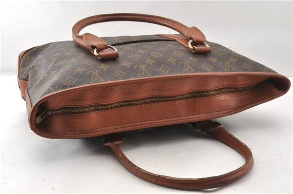 Auth Louis Vuitton Monogram Sac Weekend PM Vintage Tote Hand Bag M42425 LV 0895G