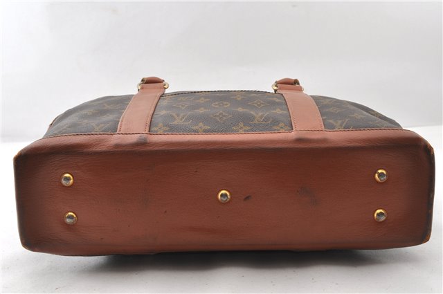 Auth Louis Vuitton Monogram Sac Weekend PM Vintage Tote Hand Bag M42425 LV 0895G