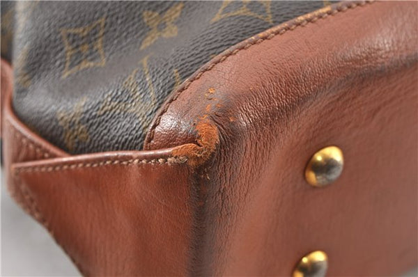 Auth Louis Vuitton Monogram Sac Weekend PM Vintage Tote Hand Bag M42425 LV 0895G