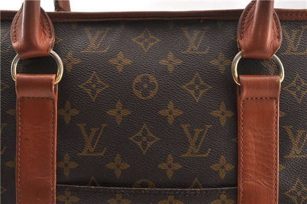 Auth Louis Vuitton Monogram Sac Weekend PM Vintage Tote Hand Bag M42425 LV 0895G