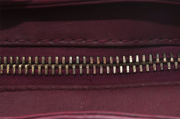 Authentic GUCCI Heart Bit 2Way Hand Bag GG Canvas Leather 269955 Brown 0895I