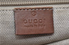 Auth GUCCI Web Sherry Line Shoulder Bag GG Canvas Leather 308930 Brown 0896G