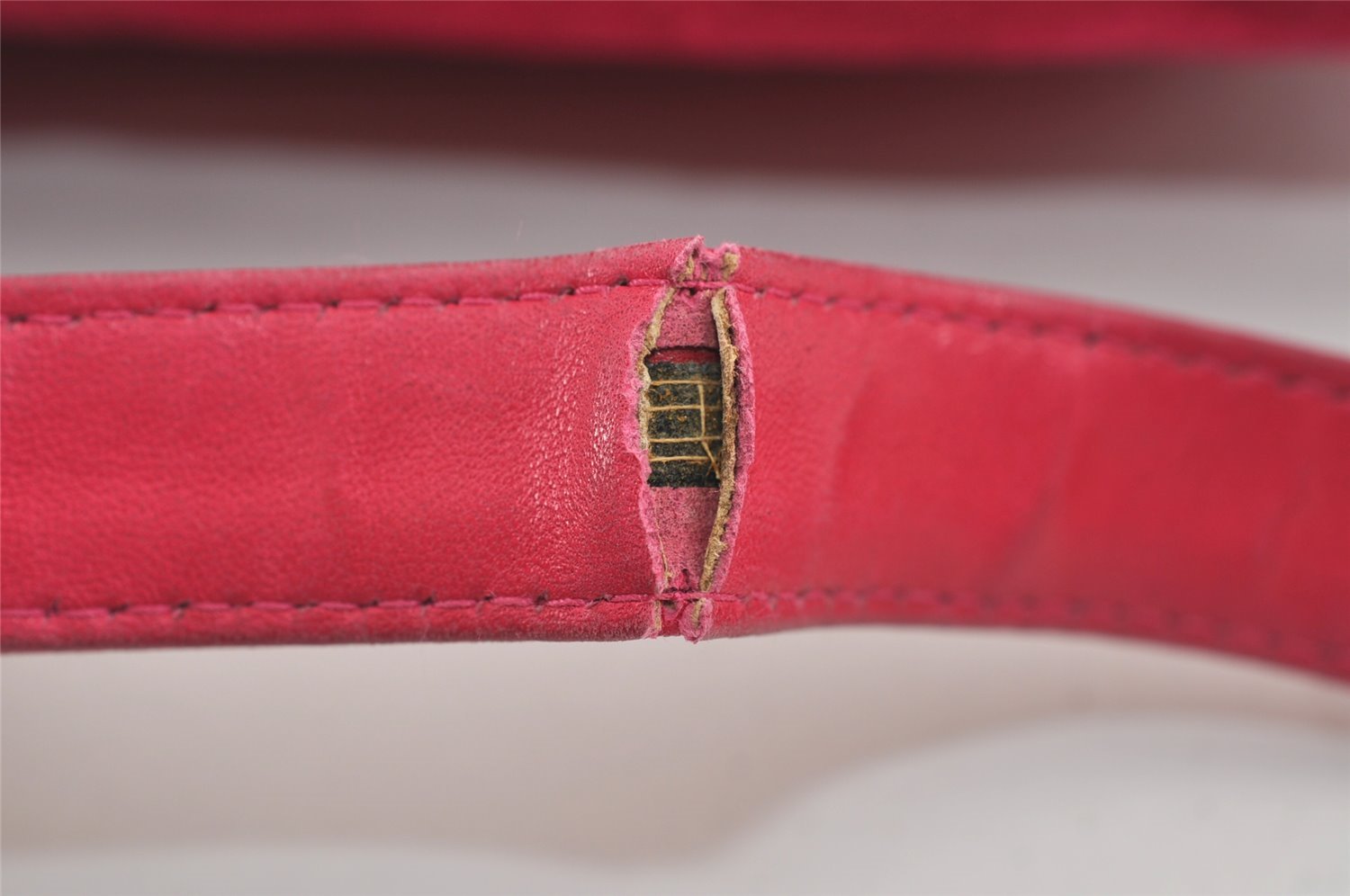 Authentic FENDI Mamma Baguette Shoulder Hand Bag Purse Suede Leather Pink 0896I