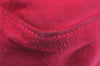 Authentic FENDI Mamma Baguette Shoulder Hand Bag Purse Suede Leather Pink 0896I