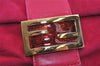 Authentic FENDI Mamma Baguette Shoulder Hand Bag Purse Suede Leather Pink 0896I