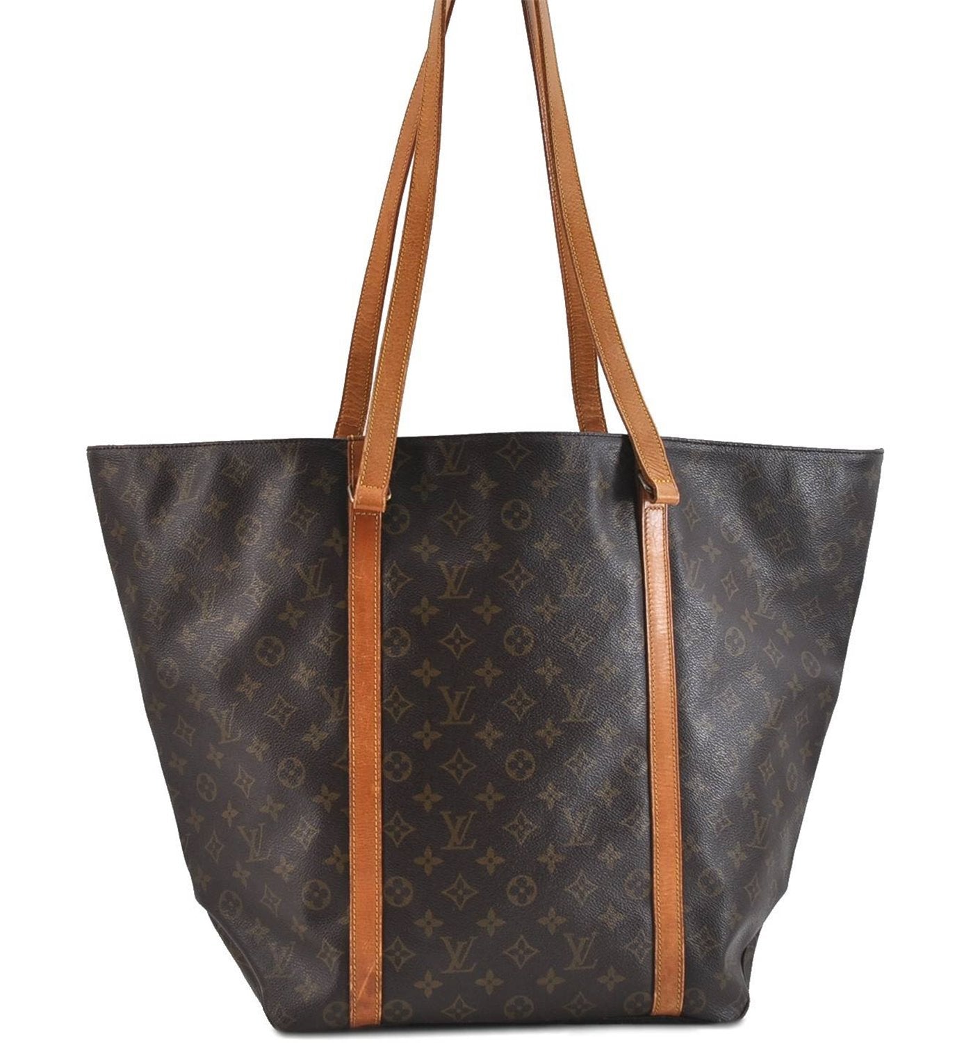 Authentic Louis Vuitton Monogram Sac Shopping GM Tote Bag M51110 LV 0897D