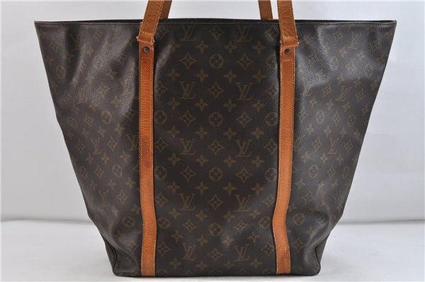 Authentic Louis Vuitton Monogram Sac Shopping GM Tote Bag M51110 LV 0897D