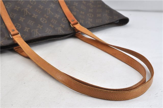 Authentic Louis Vuitton Monogram Sac Shopping GM Tote Bag M51110 LV 0897D