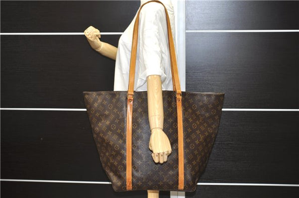 Authentic Louis Vuitton Monogram Sac Shopping GM Tote Bag M51110 LV 0897D