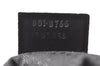 Authentic GUCCI Vintage Shoulder Hand Bag Purse Canvas Leather Black 0897G