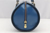 Authentic Louis Vuitton Epi Soufflot Hand Bag Blue M52225 LV 0897I
