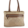 Authentic PRADA Nylon Tessuto Leather Shoulder Tote Bag BR2218 Beige 0898G