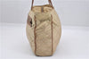 Authentic PRADA Nylon Tessuto Leather Shoulder Tote Bag BR2218 Beige 0898G