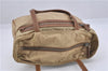 Authentic PRADA Nylon Tessuto Leather Shoulder Tote Bag BR2218 Beige 0898G
