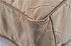 Authentic PRADA Nylon Tessuto Leather Shoulder Tote Bag BR2218 Beige 0898G