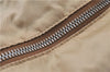 Authentic PRADA Nylon Tessuto Leather Shoulder Tote Bag BR2218 Beige 0898G