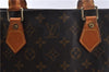 Authentic Louis Vuitton Monogram Sac Plat Hand Bag M51140 LV 0899D