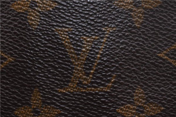 Authentic Louis Vuitton Monogram Sac Plat Hand Bag M51140 LV 0899D