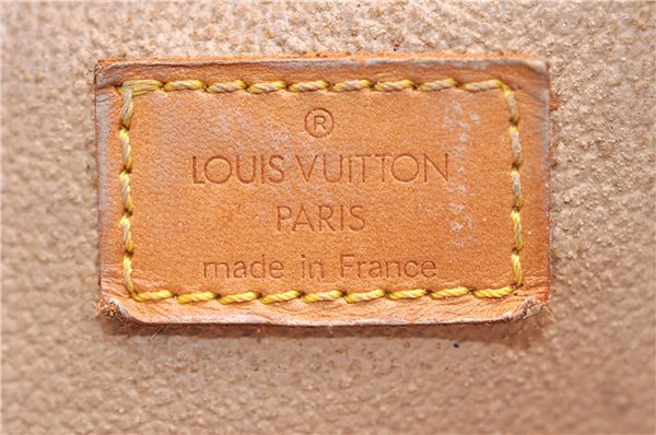 Authentic Louis Vuitton Monogram Sac Plat Hand Bag M51140 LV 0899D