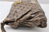 Authentic GUCCI GG Crystal Hysteria Clutch Bag PVC Leather 197015 Brown 0899G