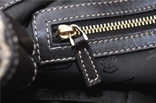 Authentic GUCCI GG Crystal Hysteria Clutch Bag PVC Leather 197015 Brown 0899G