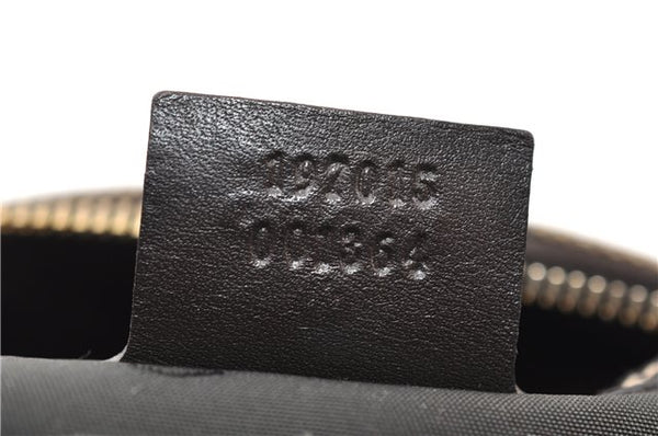 Authentic GUCCI GG Crystal Hysteria Clutch Bag PVC Leather 197015 Brown 0899G