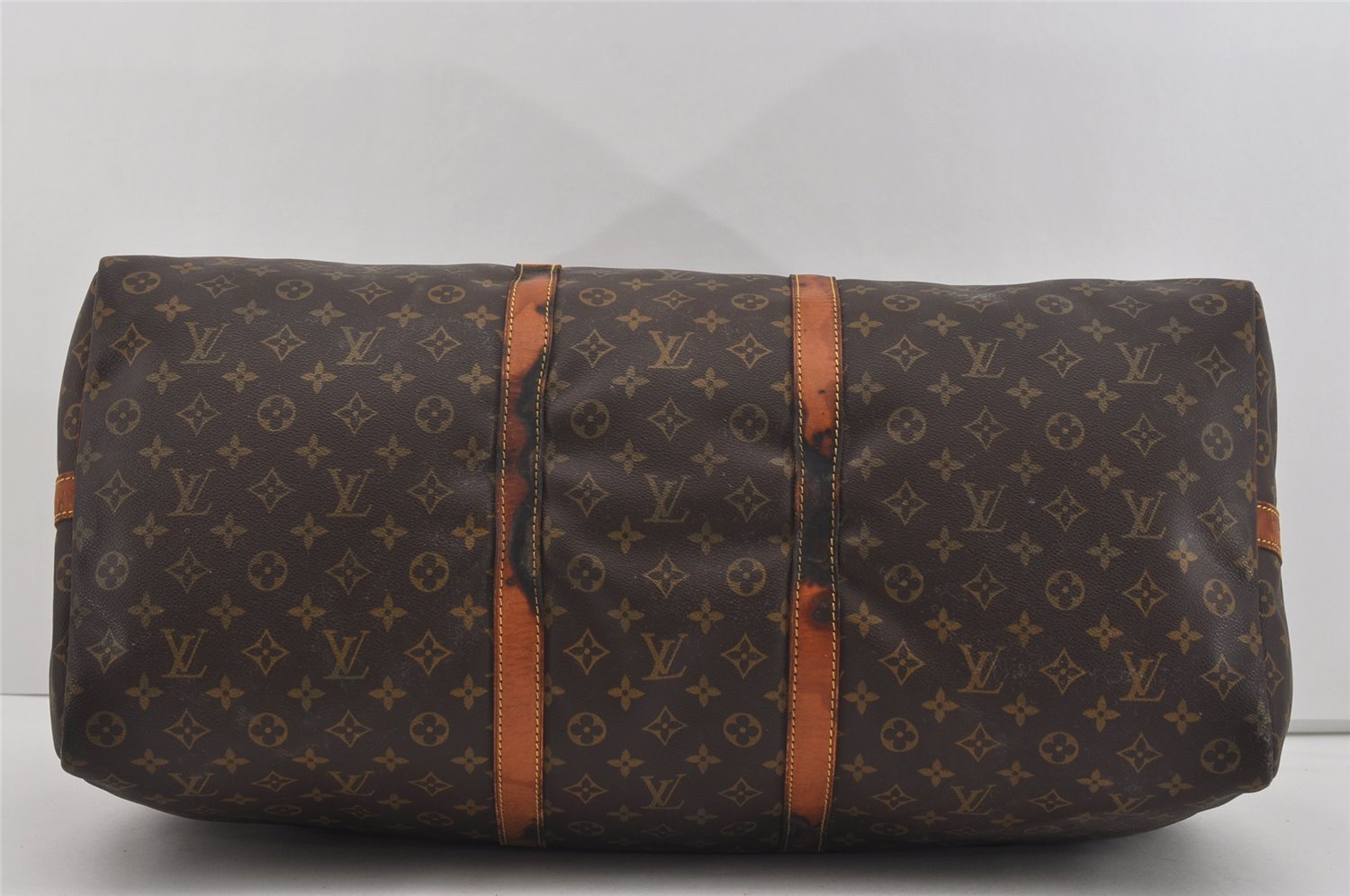 Authentic Louis Vuitton Monogram Keepall Bandouliere 60 M41412 Boston Bag 0899I
