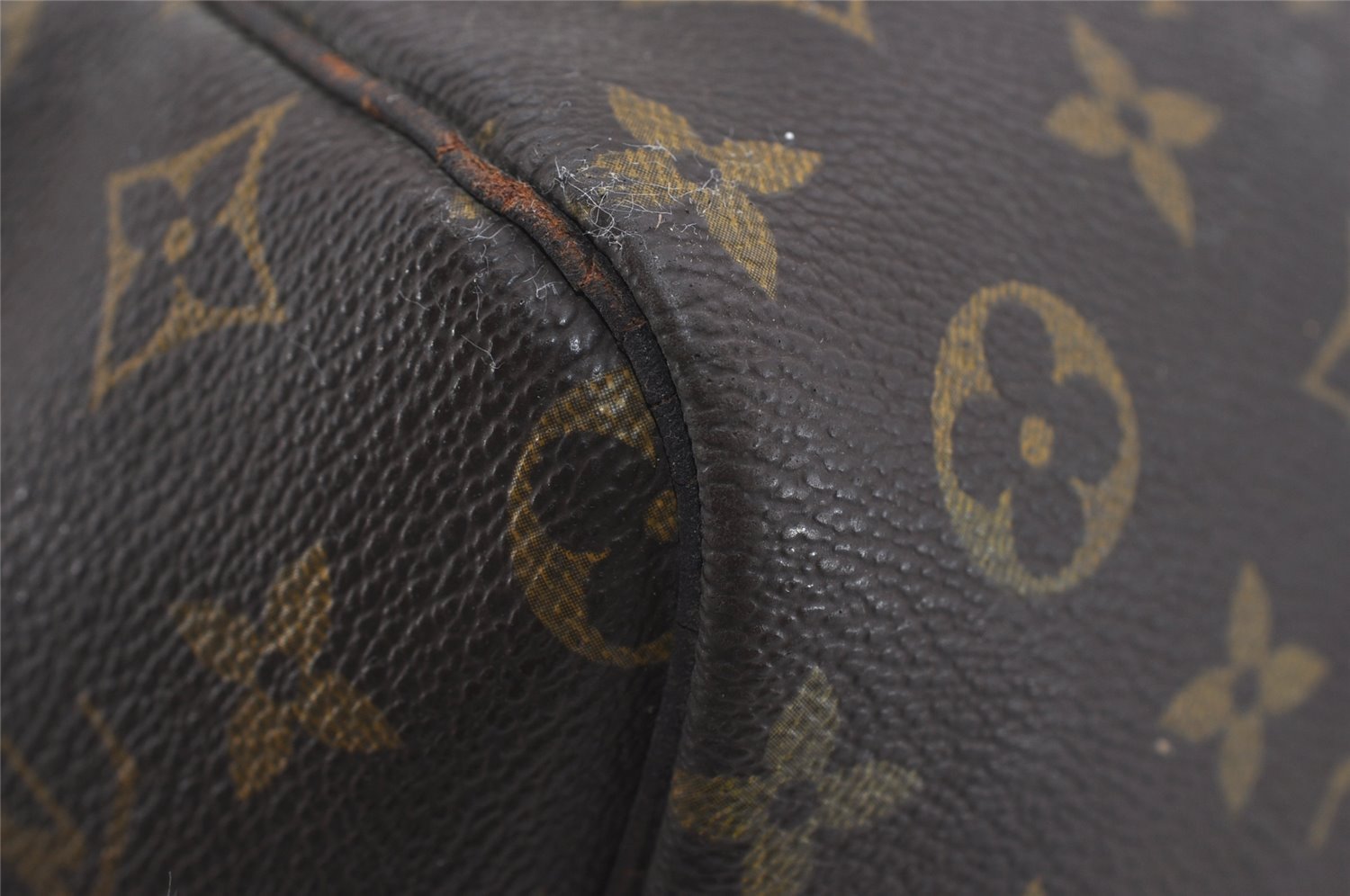 Authentic Louis Vuitton Monogram Keepall Bandouliere 60 M41412 Boston Bag 0899I
