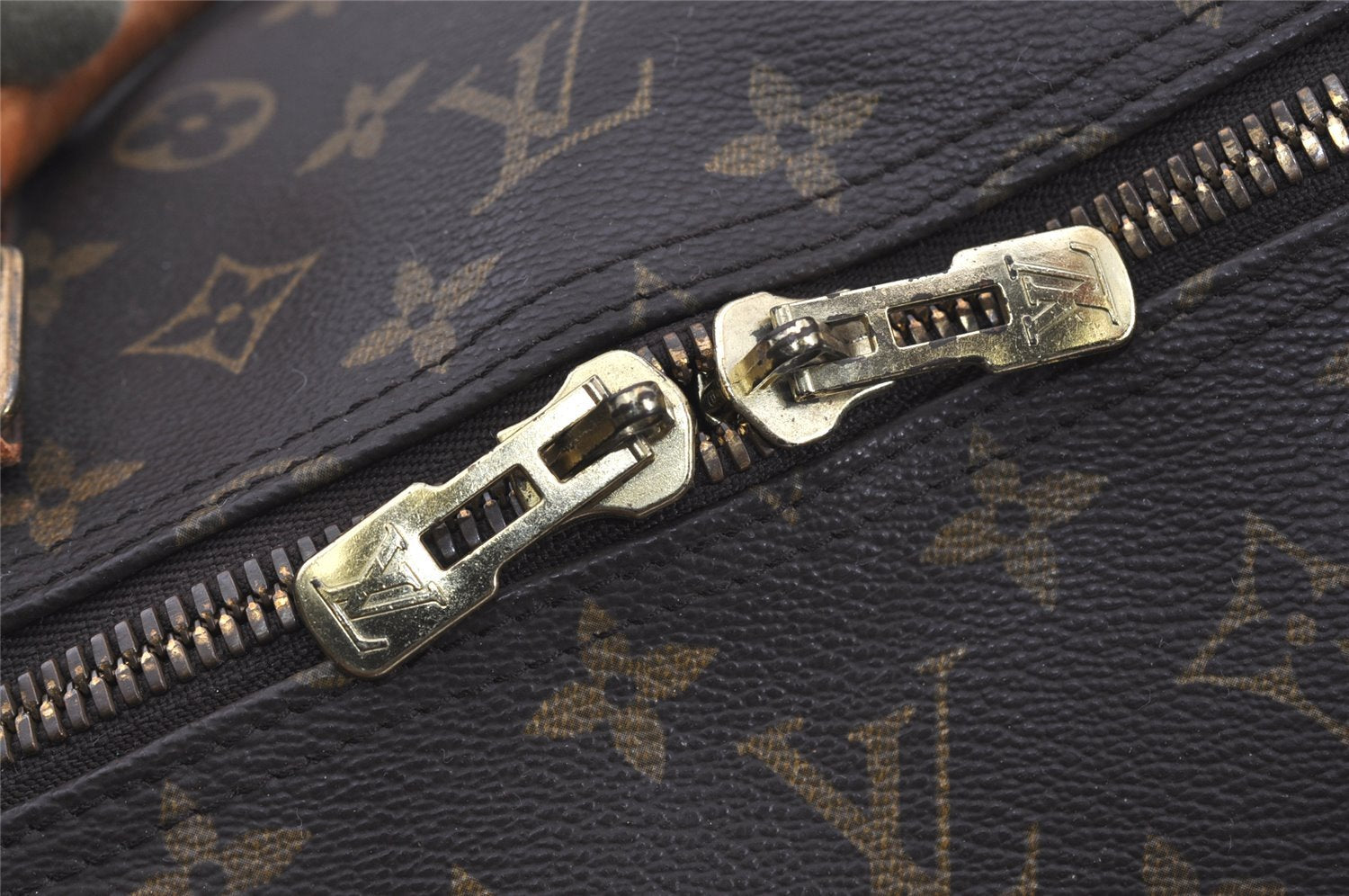 Authentic Louis Vuitton Monogram Keepall Bandouliere 60 M41412 Boston Bag 0899I