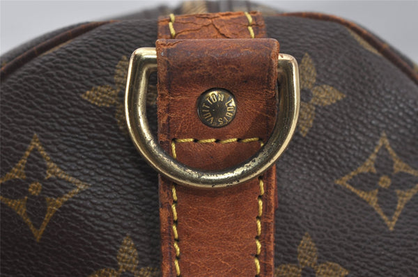 Authentic Louis Vuitton Monogram Keepall Bandouliere 60 M41412 Boston Bag 0899I