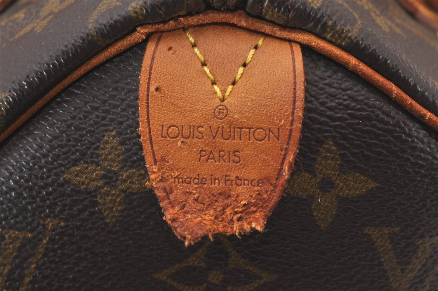 Authentic Louis Vuitton Monogram Speedy 25 Boston Hand Bag M41528 LV 0901I