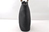 Authentic GUCCI Vintage Bamboo 2Way Shoulder Tote Bag Nylon Enamel Black 0902G