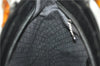 Authentic GUCCI Vintage Bamboo 2Way Shoulder Tote Bag Nylon Enamel Black 0902G