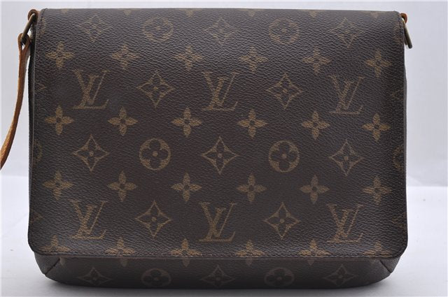 Authentic Louis Vuitton Monogram Musette Tango Shoulder Bag M51257 LV Junk 0903D