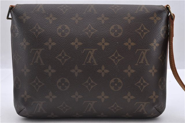 Authentic Louis Vuitton Monogram Musette Tango Shoulder Bag M51257 LV Junk 0903D