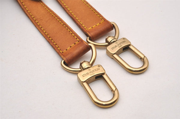 Authentic Louis Vuitton Leather Shoulder Strap Beige 36.2-43.3" LV 0903I