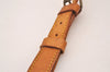 Authentic Louis Vuitton Leather Shoulder Strap Beige 36.2-43.3" LV 0903I