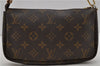 Authentic Louis Vuitton Monogram Pochette Accessoires Pouch M51980 LV 0904D