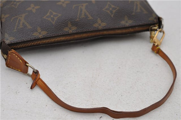 Authentic Louis Vuitton Monogram Pochette Accessoires Pouch M51980 LV 0904D