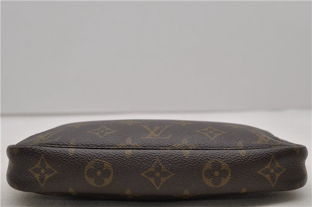 Authentic Louis Vuitton Monogram Pochette Accessoires Pouch M51980 LV 0904D