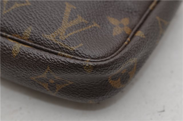 Authentic Louis Vuitton Monogram Pochette Accessoires Pouch M51980 LV 0904D