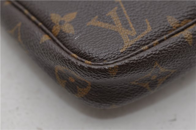 Authentic Louis Vuitton Monogram Pochette Accessoires Pouch M51980 LV 0904D