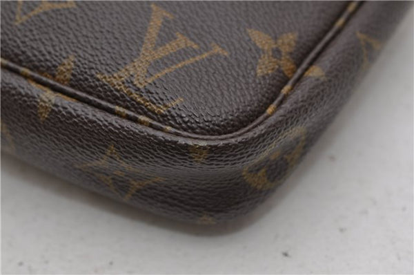 Authentic Louis Vuitton Monogram Pochette Accessoires Pouch M51980 LV 0904D