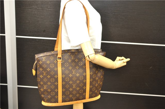 Authentic Louis Vuitton Monogram Babylone Shoulder Tote Bag M51102 LV 0905D