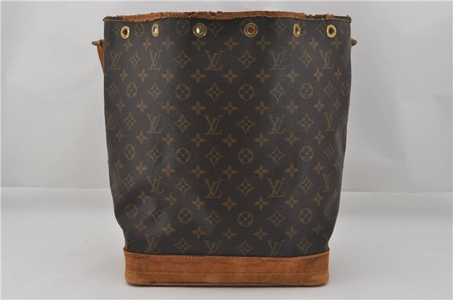 Authentic Louis Vuitton Monogram Noe Shoulder Drawstring Bag M42224 LV 0905G