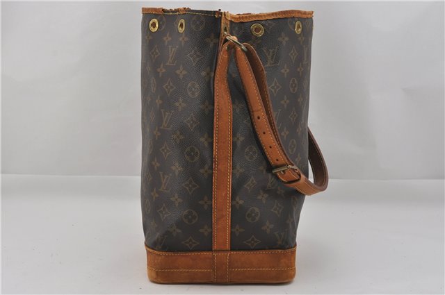 Authentic Louis Vuitton Monogram Noe Shoulder Drawstring Bag M42224 LV 0905G