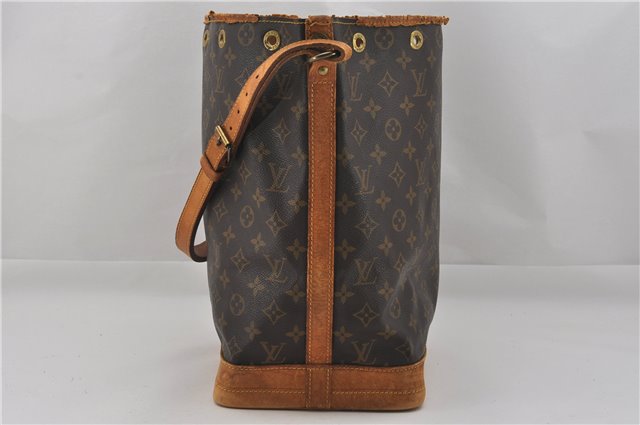 Authentic Louis Vuitton Monogram Noe Shoulder Drawstring Bag M42224 LV 0905G